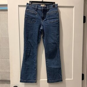 Madewell Mid-Rise Kick-Out Jeans in Blue